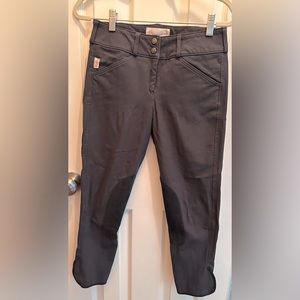 Tailored Sportsman Trophy Hunter mid rise kids breeches sz 16 charcoal riding